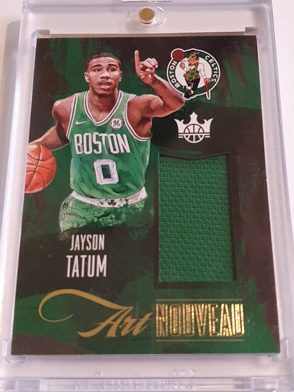 2017 Court Kings Jayson Tatum Rookie #PATCH Player Worn RC Jersey - Rare