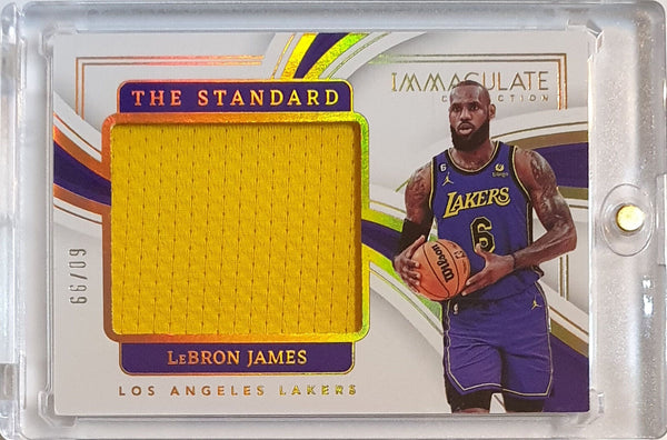 2022 Panini Immaculate Lebron James #PATCH /99 Game Worn Jumbo