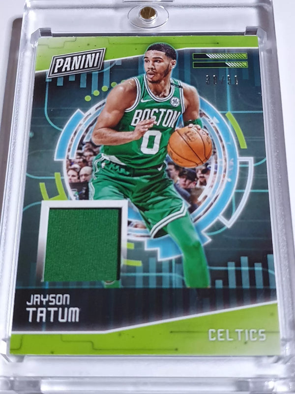 2018 Panini Cyber Monday Jayson Tatum #PATCH /50 Game Worn Jersey - Rare