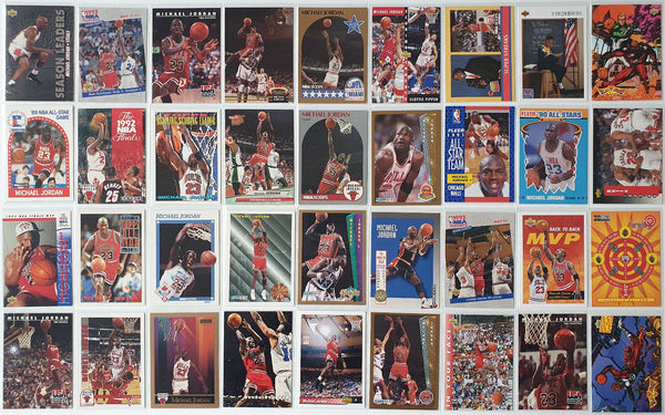 Michael Jordan Lot of 36 x MJ Collection Cards - Good Condition