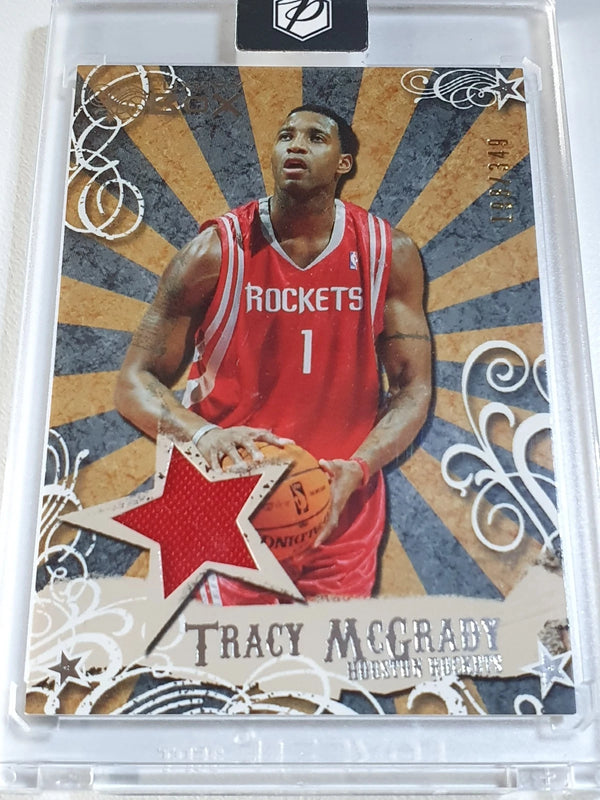 2006 Topps Luxury Box Tracy McGrady #PATCH /349 Game Worn Jersey - Rare