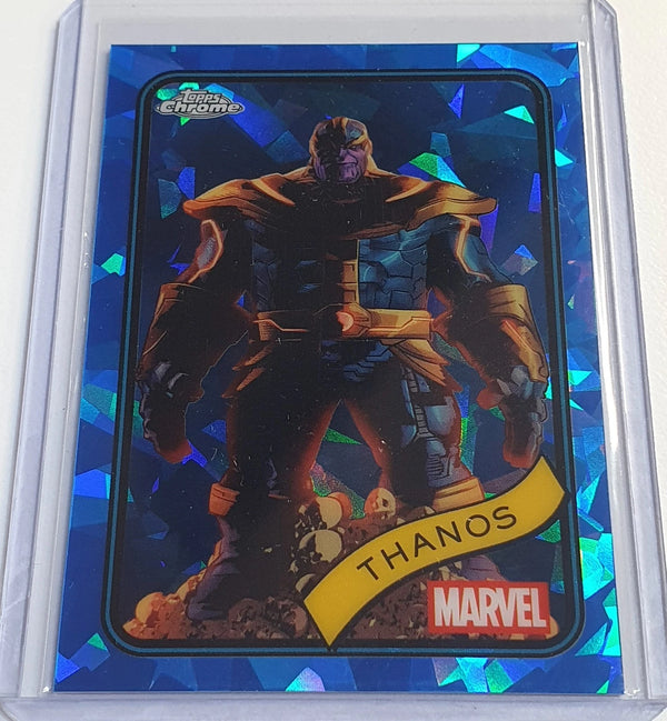 2025 Topps Chrome Sapphire Marvel #158 Thanos - Ready to Grade