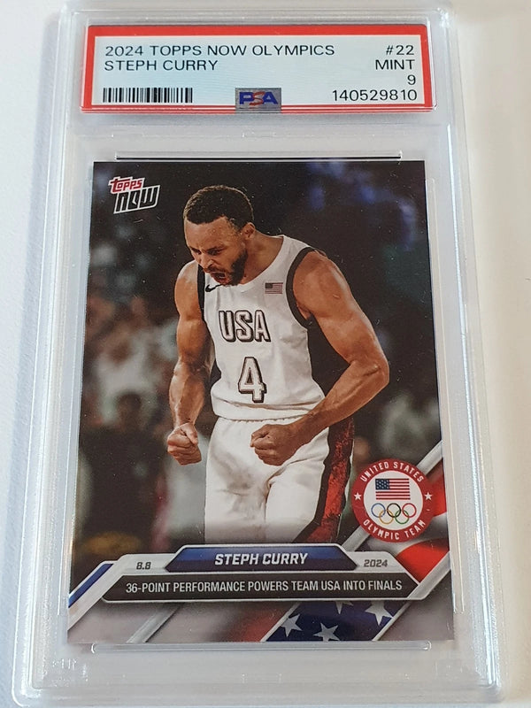 2024 Topps Now Olympics Stephen Curry #22 - PSA 9 (POP 36)