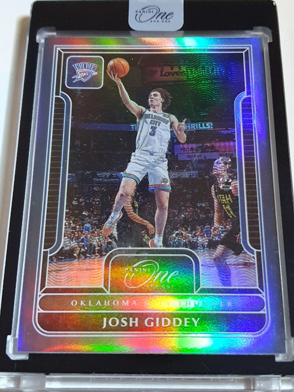 2022 Panini One and One Josh Giddey #74 BLUE /40 Holo SP - Panini Sealed