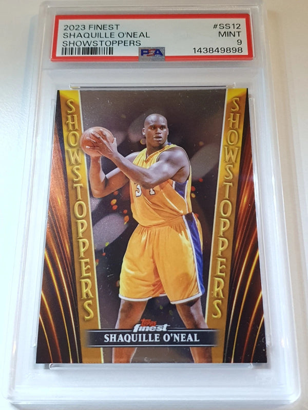 2023 Topps Finest Shaquille O'Neal #SS12 Showstoppers - PSA 9 (POP 1)