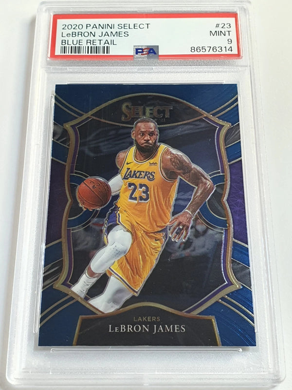 2020 Panini Select LeBron James #23 BLUE Concourse - PSA 9 (POP 30)