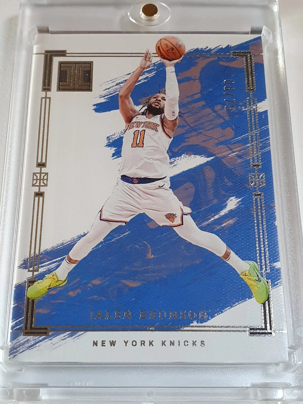 2023 Panini Impeccable Jalen Brunson #35 SILVER /75 Edition - Ready to Grade