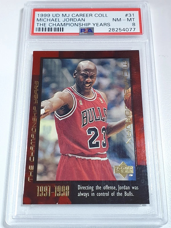 1999 UD Michael Jordan Career Collection #31 Championship Years - PSA 9 (POP 10)