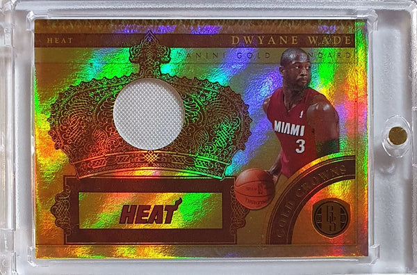 2010 Panini Gold Standard Dwyane Wade #PATCH /249 Game Worn Jersey - Rare