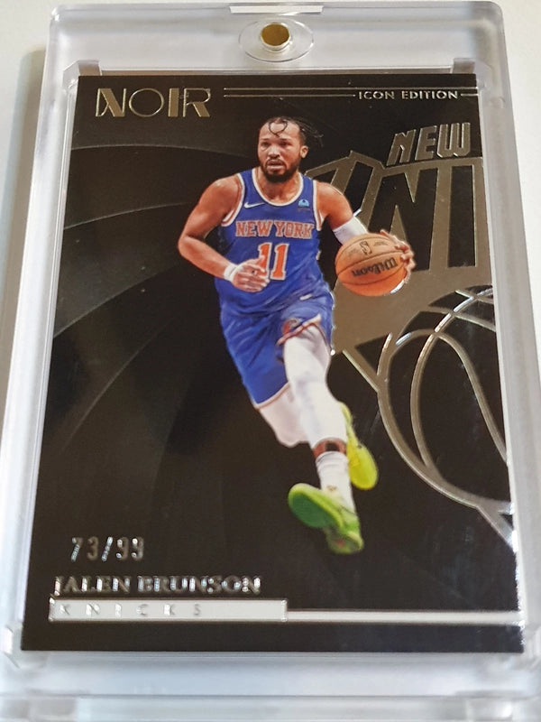 2023 Panini Noir Jalen Brunson #101 /99 Icon Edition - Good Condition