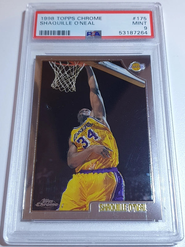 1998 Topps Chrome Shaquille O'Neal #175 - PSA 9 (POP 32)