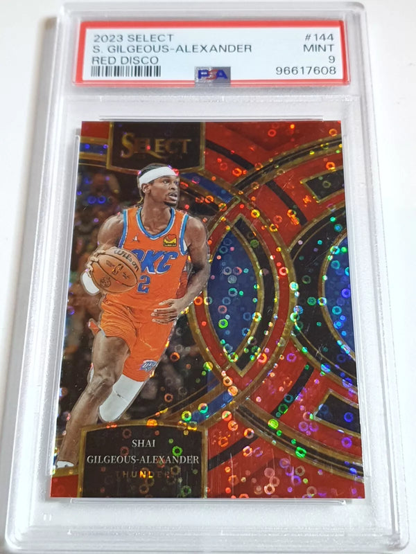 2023 Select Shai Gilgeous-Alexander #144 RED DISCO /49 Holo - PSA 9 (POP 3)