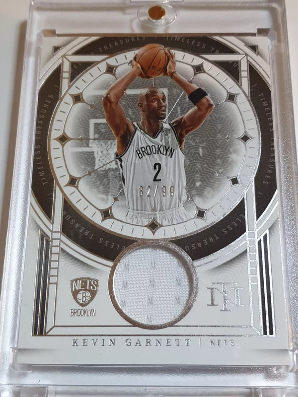2023 Panini National Treasures Kevin Garnett #PATCH Game Worn Jerseys - Rare
