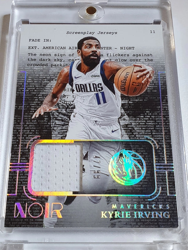 2014 Panini National Treasures Kyrie Irving #PATCH /99 Game Worn Jumbo Jersey