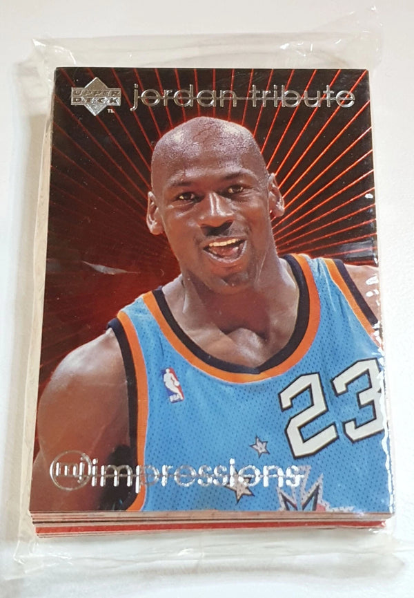1996 Upper Deck Michael Jordan Tribute MJ Impressions (Complete 30 Cards) Sealed