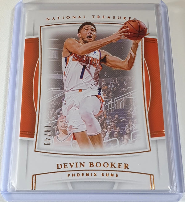 2019 Panini National Treasures Devin Booker #77 BRONZE /49 Foil Edition - Rare