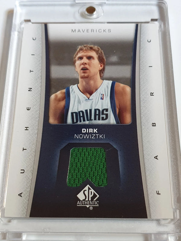 2006 SP Authentic Dirk Nowitzki #PATCH Game Worn Jersey - Ready to Grade