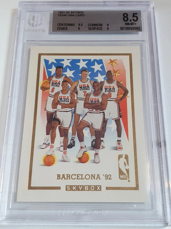 1991 Skybox Team USA Card Dream Team Barcelona - BGS 8.5 (Low Pop)