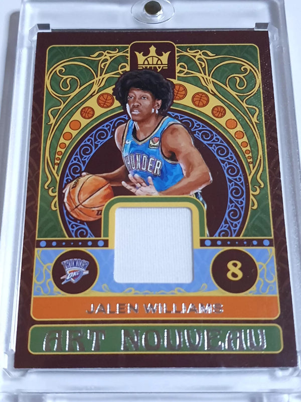 2022 Panini Court Kings Jalen Williams Rookie #PATCH RC Jersey - Rare