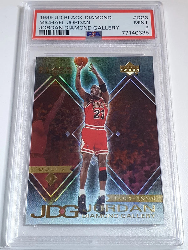 1999 UD Michael Jordan Diamond Gallery #DG3 HOLO Insert - PSA 9 (POP 26)