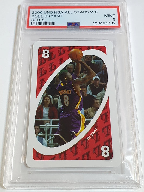 2006 Uno NBA All Stars Western Conference Kobe Bryant RED-8 - PSA 9 (POP 2)