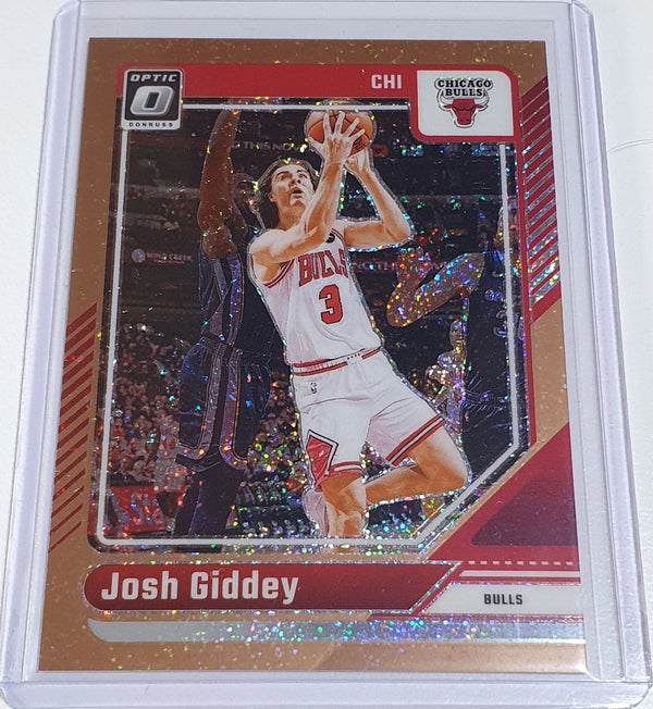2024 Panini Donruss Optic Josh Giddey #120 COPPER GLITTER /99 Holo Bulls - Rare