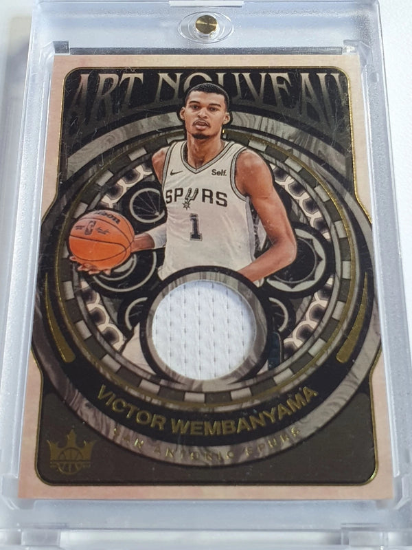 2024 Panini Court Kings Victor Wembanyama #PATCH Game Worn Jersey - Rare