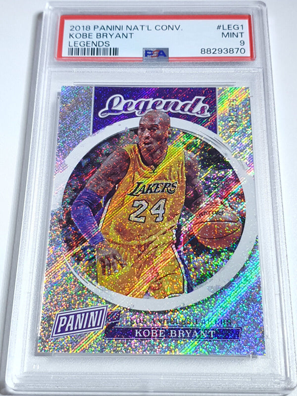 2018 Panini National Kobe Bryant Legends /299 HOLO - PSA 9 (POP 9)