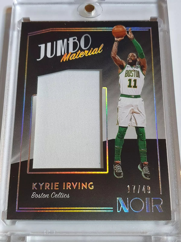 2018 Panini Noir Kyrie Irving #PATCH /99 Game Worn Jumbo Jersey - Rare