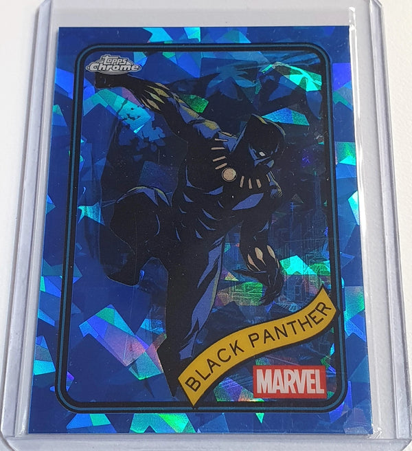 2025 Topps Chrome Sapphire Marvel #136 Black Panther - Ready to Grade