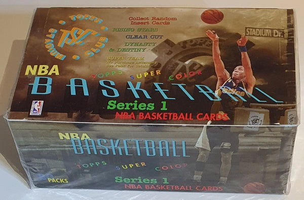 1994-95 Topps Stadium Club NBA Basketball Series 1 Jumbo Box - Factory Sealed