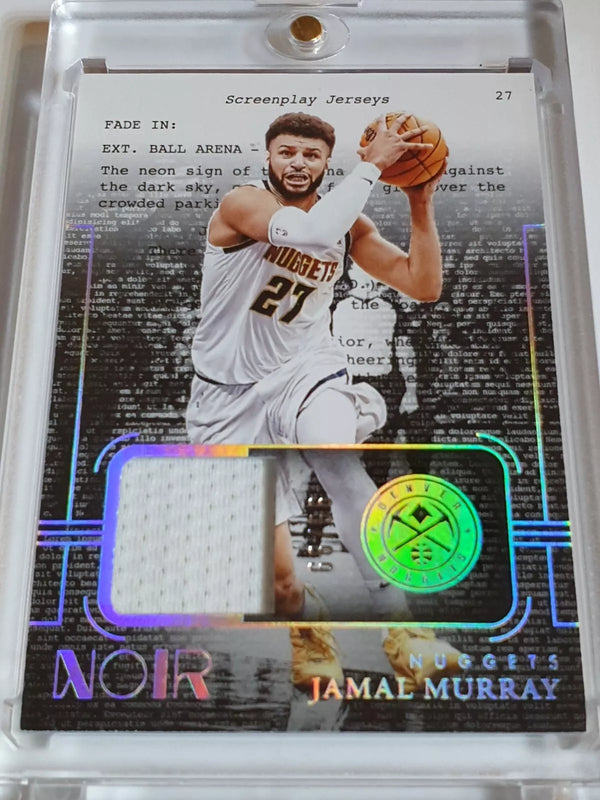 2023 Panini Noir Jamal Murray #PATCH 99/99 Game Worn Jersey - Ready to Grade