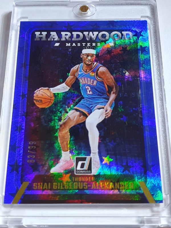 2024 Panini Donruss Shai Gilgeous-Alexander #2 BLUE STARS /99 Holo - Rare
