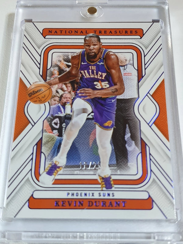 2024 Panini National Treasures Kevin Durant #83 ROYAL BLUE /25 Foil Edition