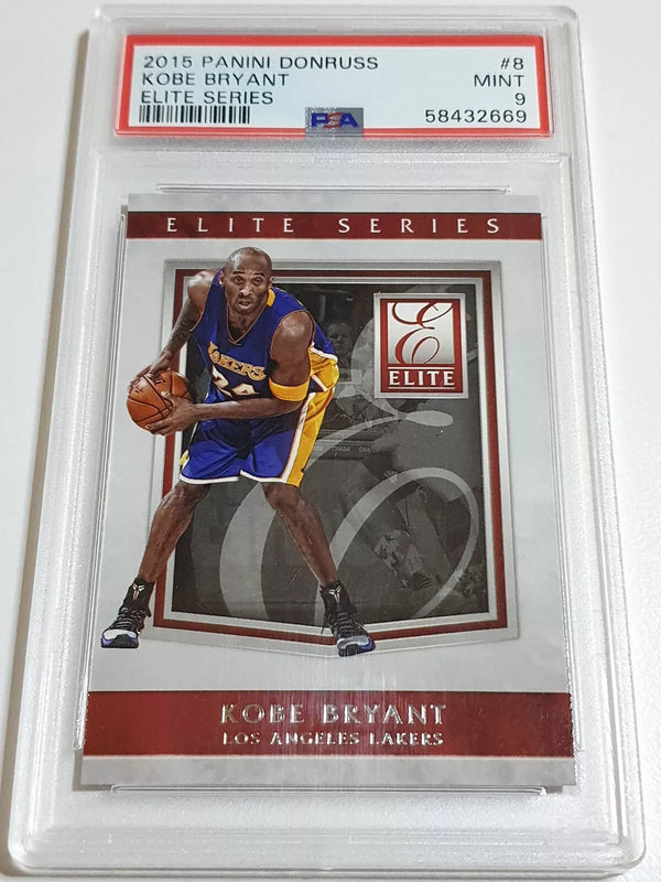 2015 Donruss Kobe Bryant #8 Elite Series - PSA 9 (POP 19)