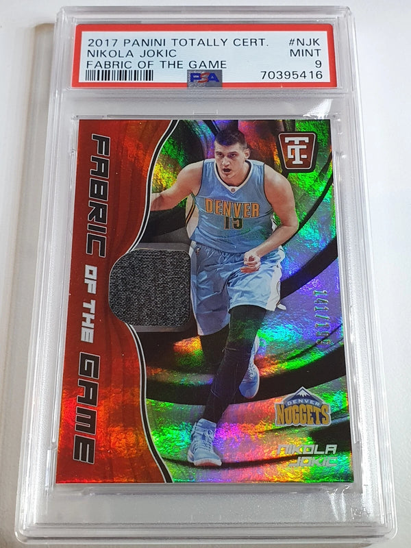2017 Totally Certified Nikola Jokic #PATCH /199 Game Worn Jersey - PSA 9 (POP 1)