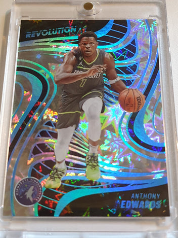 Anthony Edwards Short Print /199 Holo 2024 Player Of The Day Basketball Panini 2022