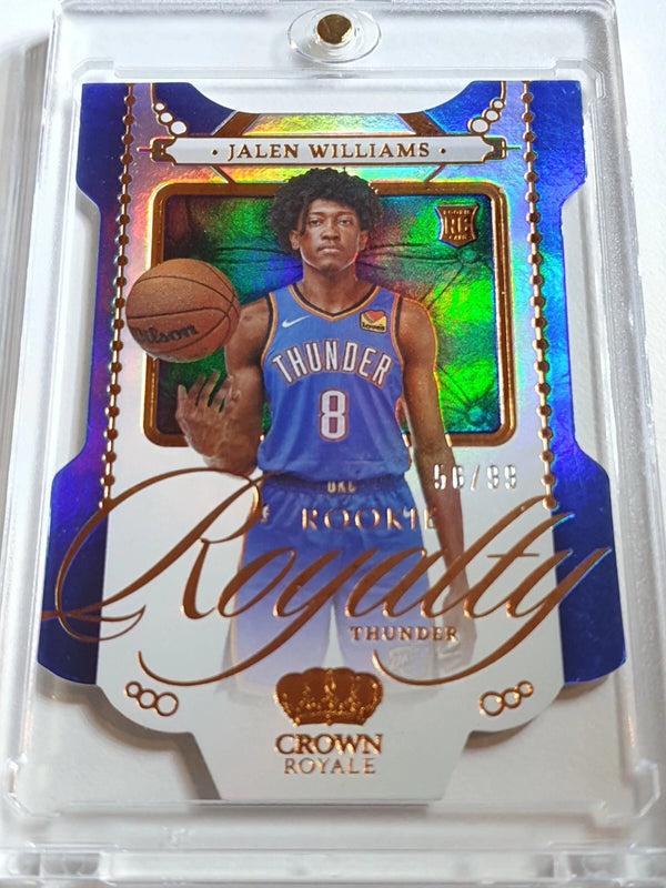 2022 Panini Crown Royale Jalen Williams Rookie #12 BRONZE /99 Die-Cut RC - Rare
