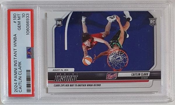 2024 Panini Instant WNBA Caitlin Clark Rookie #180 /6025 RC - PSA 10 (Low POP)
