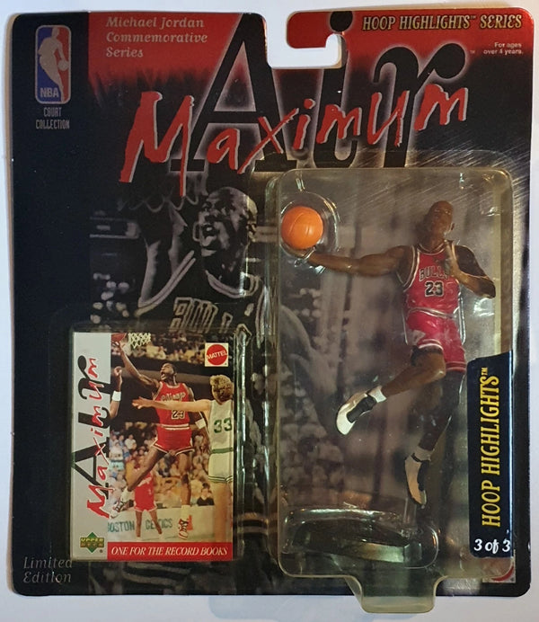1999 Upper Deck Mattel Michael Jordan Hoops Highlights 3 - Sealed Figure & Card