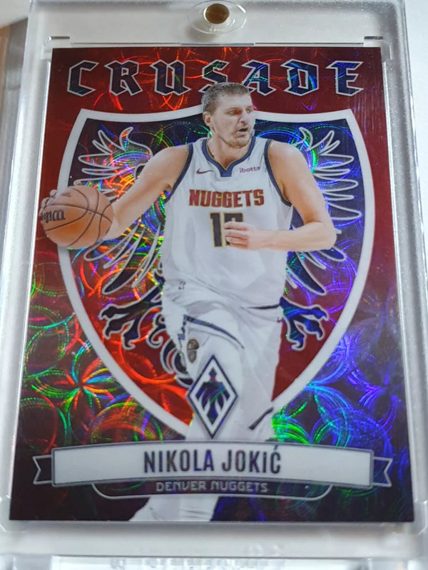 2023 Phoenix Nikola Jokic #22 RED SCOPE /75 Holo Crusade - Ready to Grade