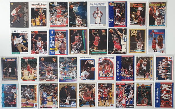 Lot of 34 x Michael Jordan Collection Cards - Good Condition