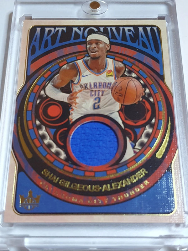 2024 Panini Court Kings Shai Gilgeous-Alexander #PATCH Game Worn Jersey - Rare