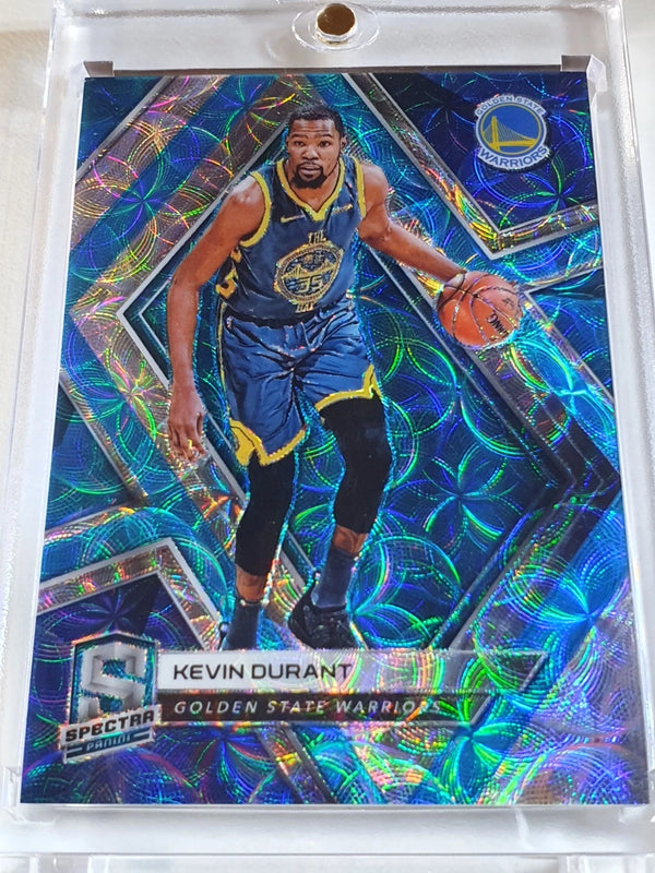 2018 Panini Spectra Kevin Durant #75 NEON BLUE /75 Holo - Ready to Grade