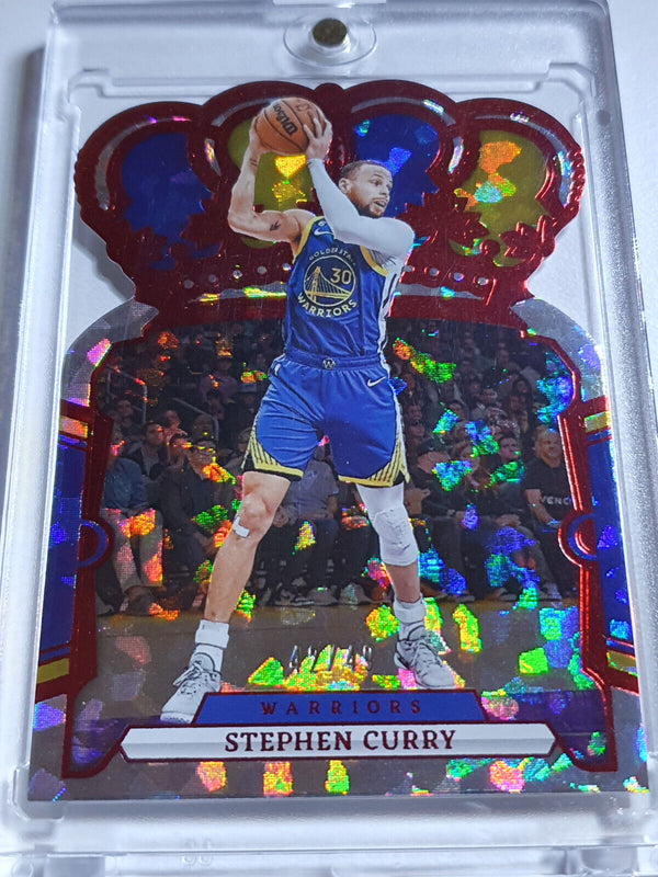 2023 Crown Royale Stephen Curry #33 RED CRYSTAL /49 Holo Die Cut - Rare