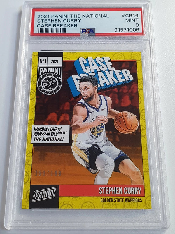 2021 Panini The National Stephen Curry #CB16 CASE BREAKER /199 - PSA 9 (POP 8)
