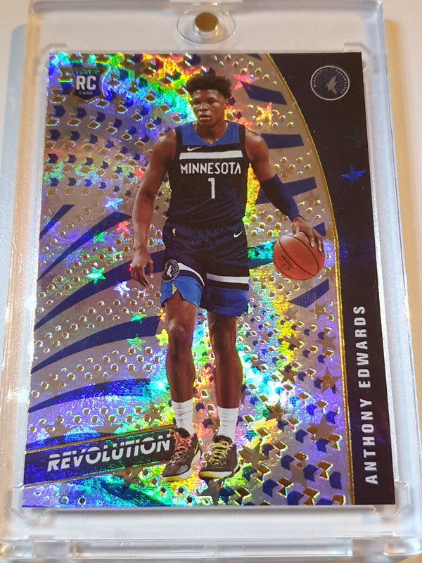 2020 Revolution Anthony Edwards Rookie #125 ASTRO HOLO - Ready to Grade