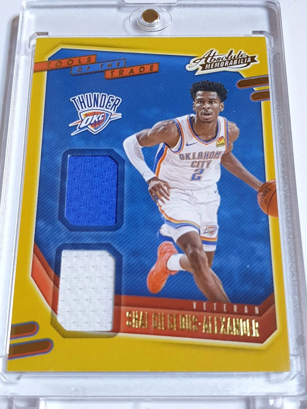 2020 Panini Absolute Shai Gilgeous-Alexander #PATCH Game Worn Dual Jerseys