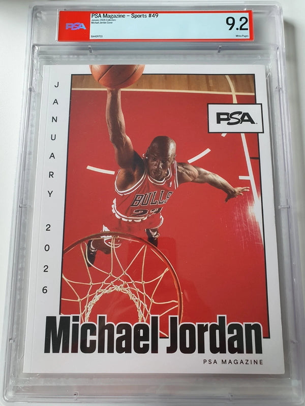 2026 PSA Magazine Michael Jordan Cover #49 January - PSA 9.2 (POP 5)