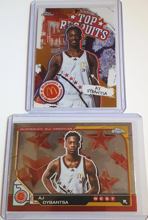 2025 Topps Chrome McDonald's AJ Dybantsa Rookie #TP-7 #45 RC - Ready to Grade
